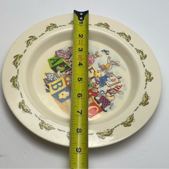 Vintage Royal Doulton Bunnykins Melamine ABC Set - Picture 7 of 12